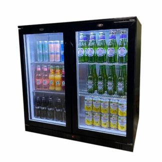 Hallco - DOUBLE HINGED DOOR BOTTLE COOLER