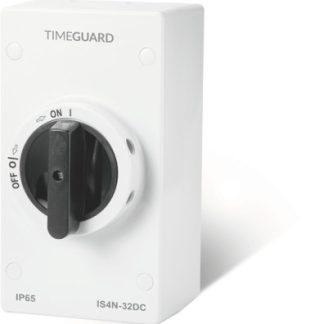 TimeGuard - IP65 IS4N-32DC 4 Pole, 32 Amp DC Isolator Switch