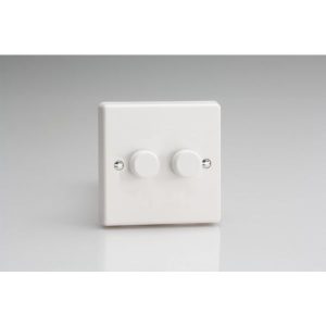 VARILIGHT - JQSM102W 2-Gang Master Smart Wifi Dimmer 2x 100W