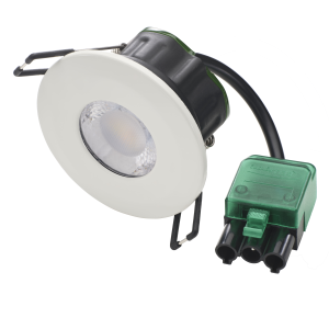 10510V2 5/7W CCT Fixed 60? Beam Angle. Tool Free termination FirestayLED FCCT 4 colour / 2 WATTAGE SwitcHABLE Integrated LED CCT Downlight