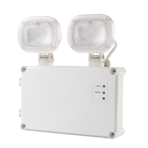 09088V2 12W LED Emergency Twin Spot IP65. Non Maintained - White Spectrum LED Emergency IP65 Twin Spot