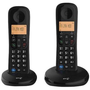 BT Telecoms - DECT Cordless EVERYDAYTWIN- With extra hands