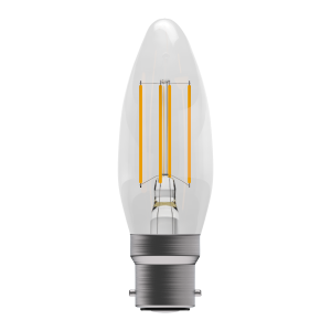 LED Filament Candle - Dimmable LEDCANF3-3SESWWD 60724 470 3-3W Satin - SES, 2700K