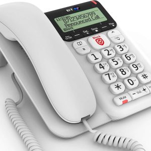 BT Telecoms - 2 Piece Corded DECOR 2600-200 Name and number
