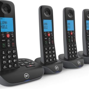 BT Telecoms - ESSENTIALQUAD DECT Cordless + Answer Machine