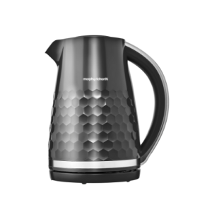 MorphyRichards - 1.5L Black Jug Kettle 108271 - 3kW rapid boil