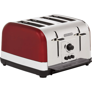 MorphyRichards - Venture Toaster Red 4 Slice Toaster