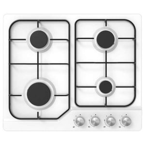 Statesman 60cm 4 Zone Gas Hob White