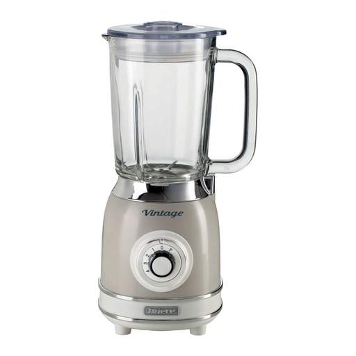 Ariete 1000W Vintage Glass Jug Blender Cream - Image 3