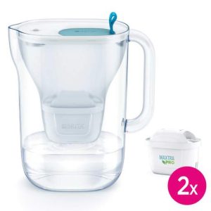 Brita 2.4L Style Water Filter Jug with 3 Cartridges Blue