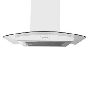 Statesman 60CM CHIMNEY COOKER HOOD S STEEL CURVED GLASS