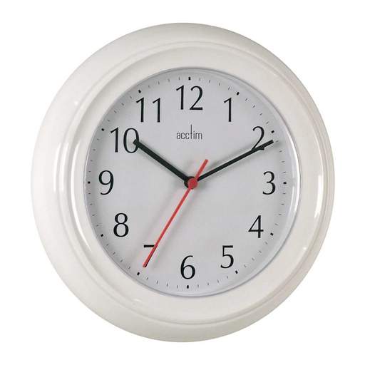Acctim Wycombe Wall Clock White