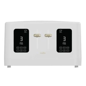 Cello 4 Slice Digital Toaster White