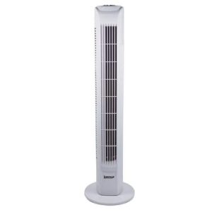 Igenix 29 Inch Digital Tower Fan with 7.5H Timer, Remote Control White