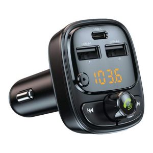 Groove FM Transmitter with Dual USB-A and USB-C Charger