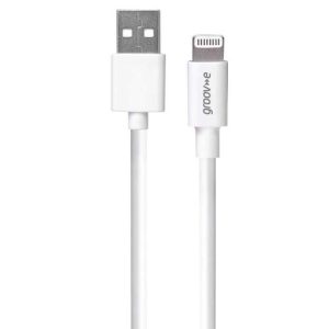 Groove MFI Lightning to USB-A Charging Cable 1M - White