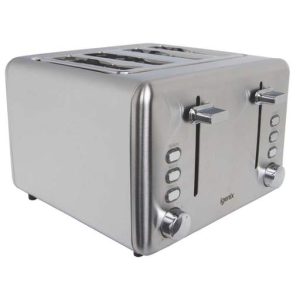 Igenix Brushed Stainless Steel 4 Slice Toaster