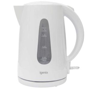 Igenix White 3000W 1.7L Plastic Jug Kettle