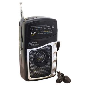 Lloytron 2 Band Entertainer DC Portable Radio with Earphones
