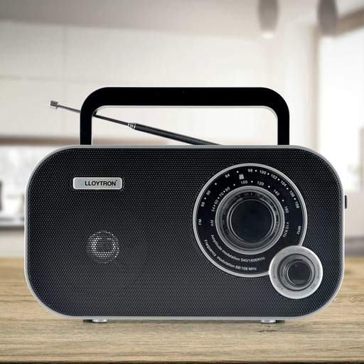 Lloytron Lloytron 2 Band 'Calypso' AC/DC Portable Radio - Black ~ 10's - Image 2