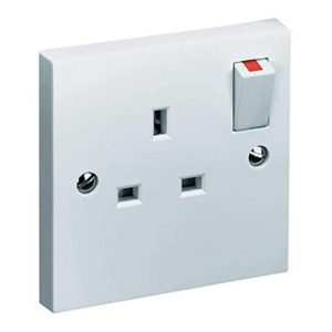 Pik-a-Pak 13A 1 Gng Switched Socket