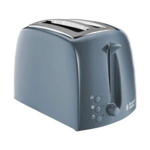 Russell Hobbs 2 Slot Textures Toaster Grey