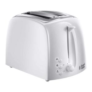 Russell Hobbs 2 Slice Textures Toaster White