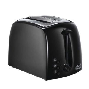 Russell Hobbs 2 Slice Textures Toaster Black