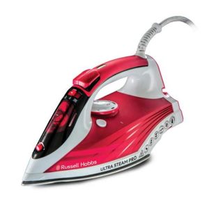 Russell Hobbs 2600W Ultra Steam Pro Iron White/Pink