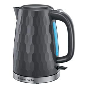 Russell Hobbs Honeycomb 1.7L Rapid Boil Kettle Grey