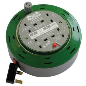 SMJ Electrical 10A 10m 230V 4 Gng Cassette Extension Reel