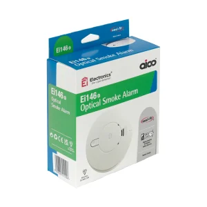 Aico EI146E Mains Optical Smoke Alarm & Alkaline Battery