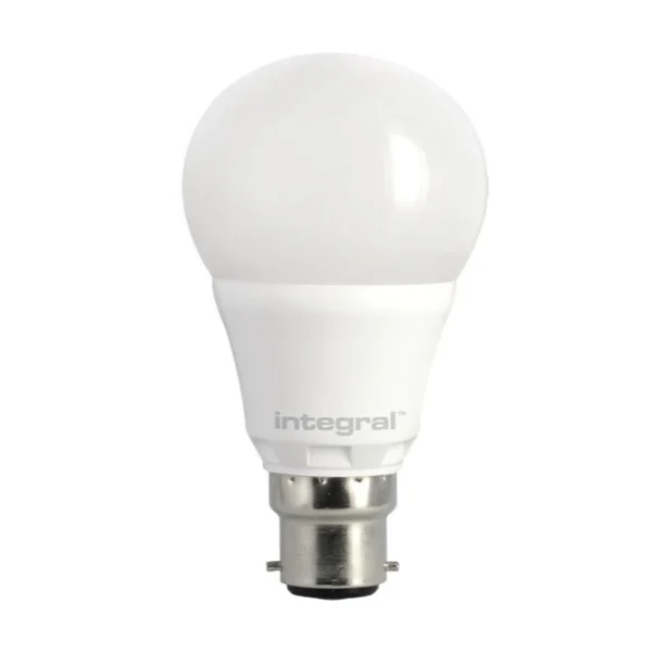 GLS Bulb B22 470lm 4.8W 2700K Dimmable 240 Beam Frosted Integral