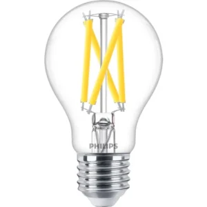 Philips Master Glass LED Bulb DT 7.2W (75W Equiv) E27 927 2700K A60CL G Bulb