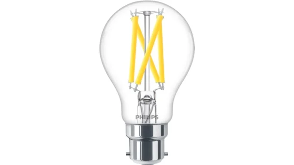 Philips Master Glass LED Bulb DT 7.2W (75W Equiv) B22 927 2700K A60CL G Bulb - Image 3