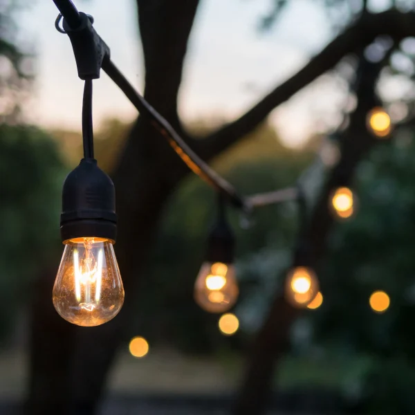 IP44 E27 Lampholder LED Lighting Festoon 20m - Image 4