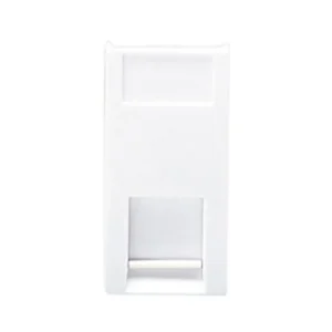 Module 1 Gang RJ45 Cat5E Euro White