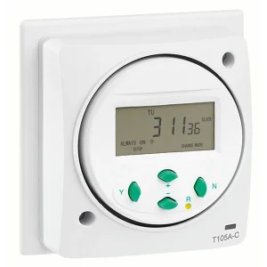 Socket Timer 7Day Electronic Box Mounting 16A