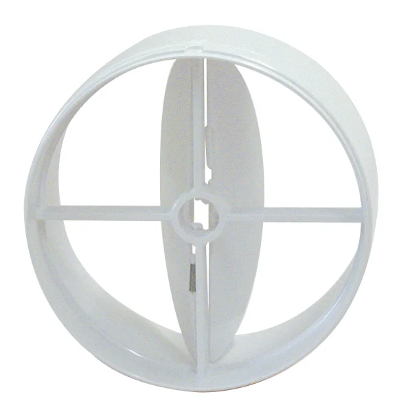 Steeple SBDRAUGH4N Backdraught Shutter 4 Inch 100mm White - Image 2