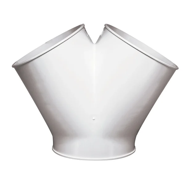 Steeple SYPIECEN Plastic Y-Duct Piece 100mm White