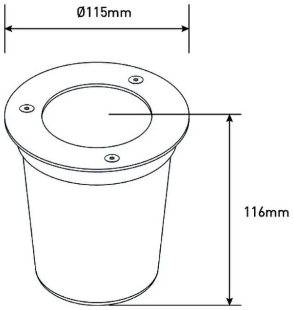 EWOK LED Mains Groundlight IP67 10 White LED'S 6000K - Image 3