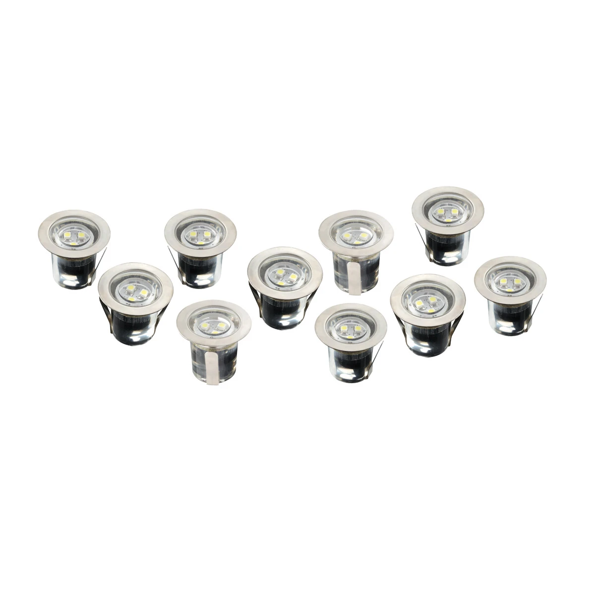 Groundlight Kit Prewired 10 x 3 Smd White LEDs 0.12WPlusDriver IP68