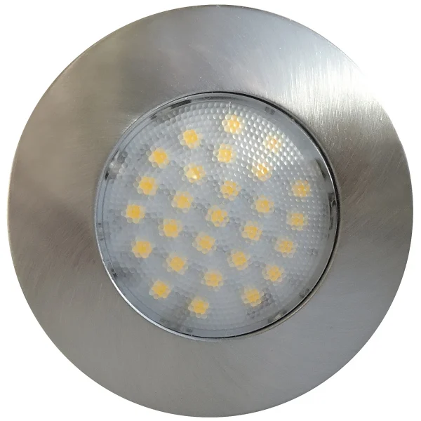 Eterna CLEDCIR 1.7W LED Under Cabinet Circular Light Brushed Nickel - Image 4