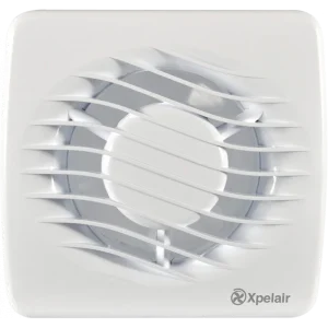 Xpelair 93026AW 100mm (4") Bathroom Extractor Fan Simply Silent 230V Axial Timer Square Cover - White