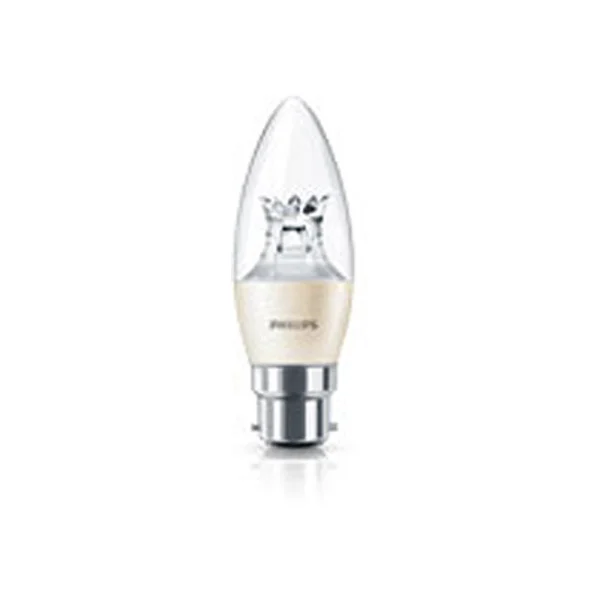 Philips Master LED Clear Candle Bulb 5.5W (Equiv to 40W) B22 Dimtone (929002491199)