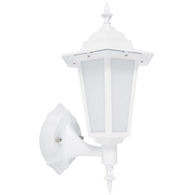 KSR Outdoor Wall Lantern LED Upward 7W White Polycarbonate 4000K 370Lm