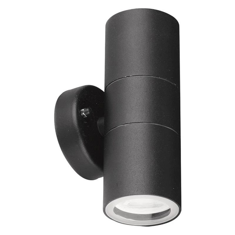 Aurora Wall Light Fixed Up/Down GU10 Max 35W 160 x 60mm Black Aluminium