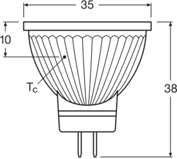 Ledvance Parathom DIM MR11 20 36 Degrees 3.2W 2700K GU4 - Image 3