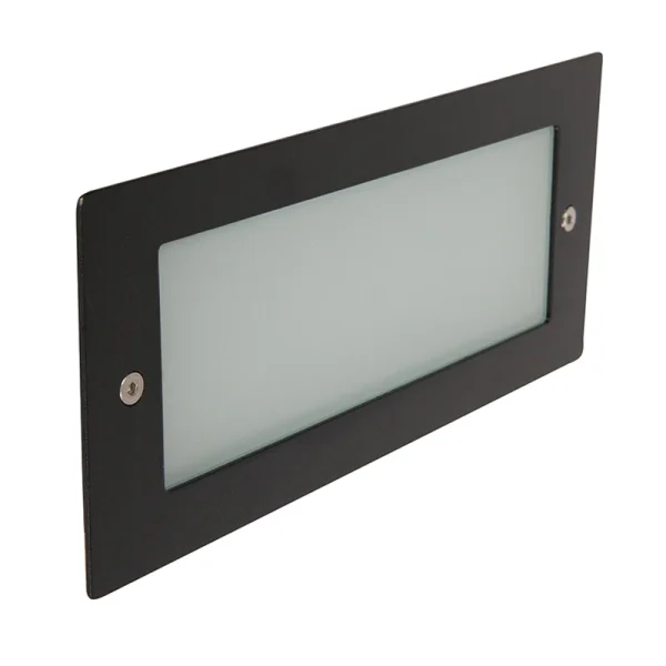 KSR Brick Light LED 3000K Plain Frame 6W Black