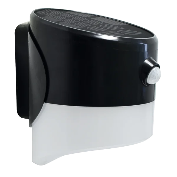 Luceco LEXDSL1S40P Solar Wall Light 100Lm 2W Stainless Steel 840 - Image 4